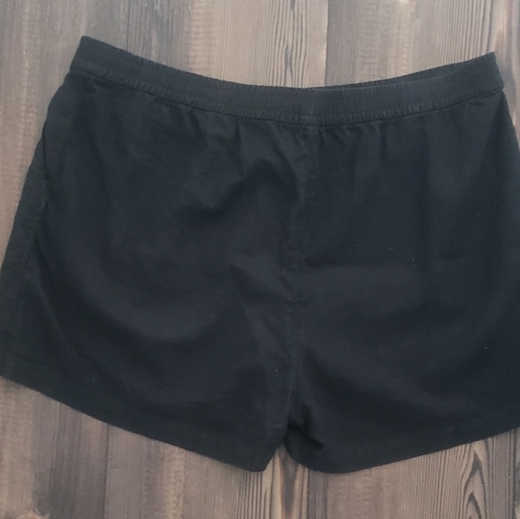 J. CREW Linen Shorts- black Womens XL - Picture 2 of 4